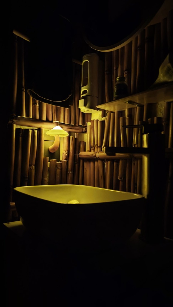Bamboo bathroom