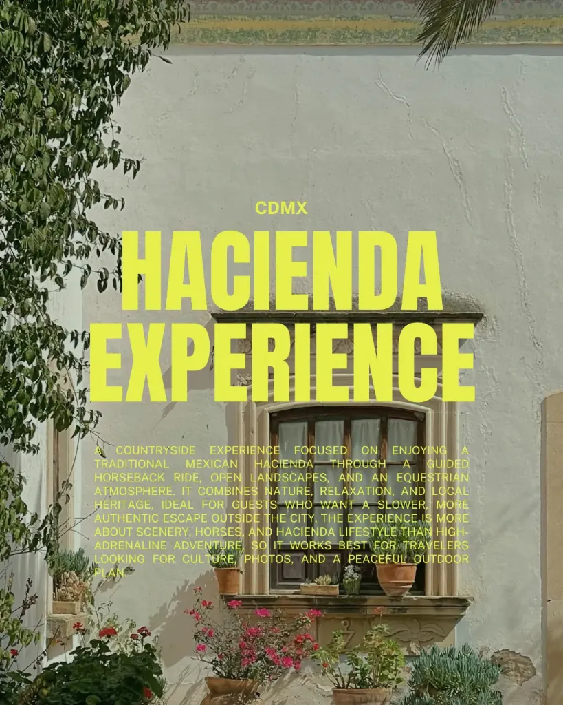 Experiência na Hacienda: Passeio a Cavalo + Hacienda Hípica