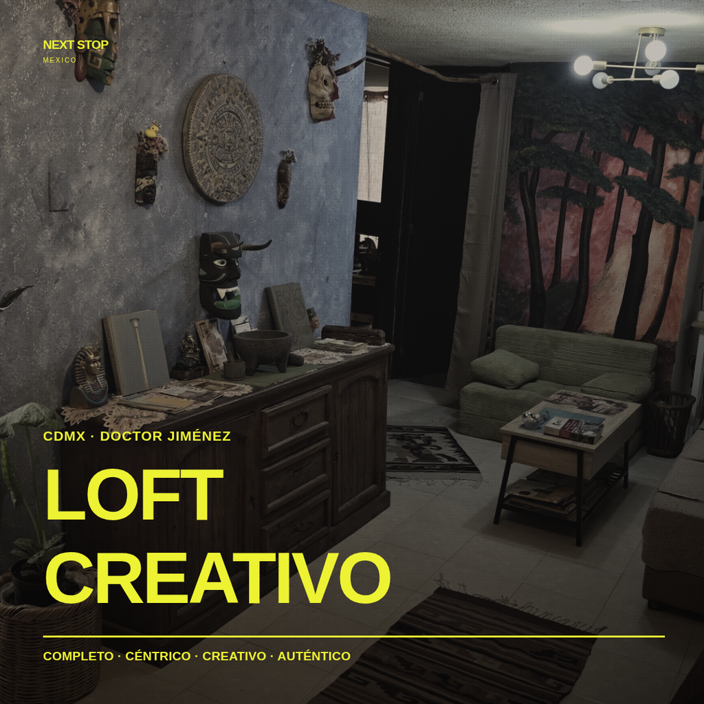 Dr. Jiménez 340 — Loft Criativo (Departamento Completo)