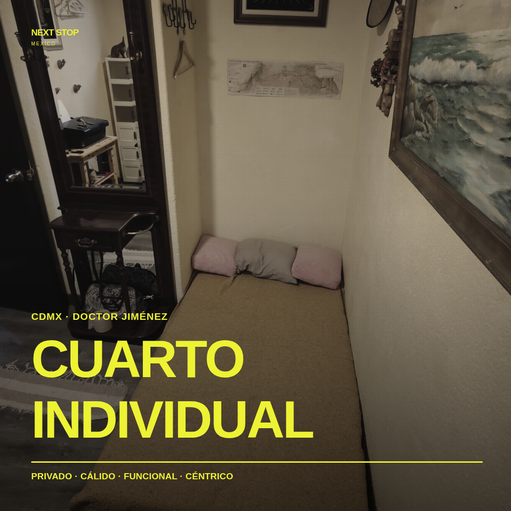 Dr. Jiménez 340 — Quarto Individual